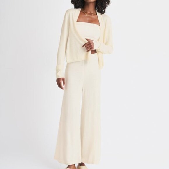 Splendid Pants - LYR by Splendid Cropped Loopknit LYR Sweaterpant NWT